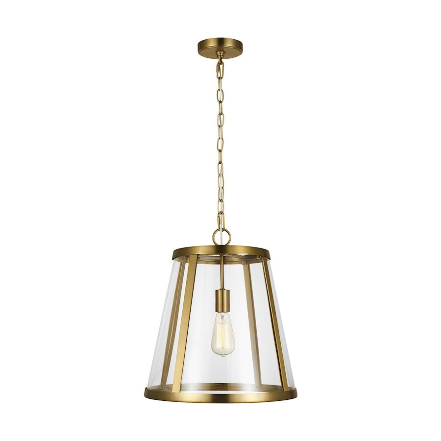 3 Light Harrow Pendant, BurnishBrass