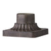 Feiss Outdoor Pier Mount Base, Weathered Chestnut - PIERMOUNT-WCT