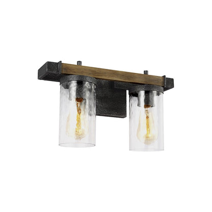 3 Light Bathroom Vanity Light, WeatherOak