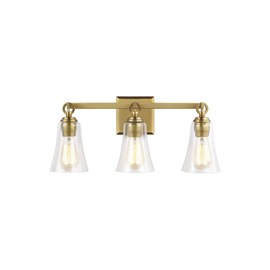 4 Light Bathroom Vanity Light, BurnishBrass