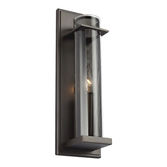 Studio Silo 1 Light Wall Sconce, PolishNickel