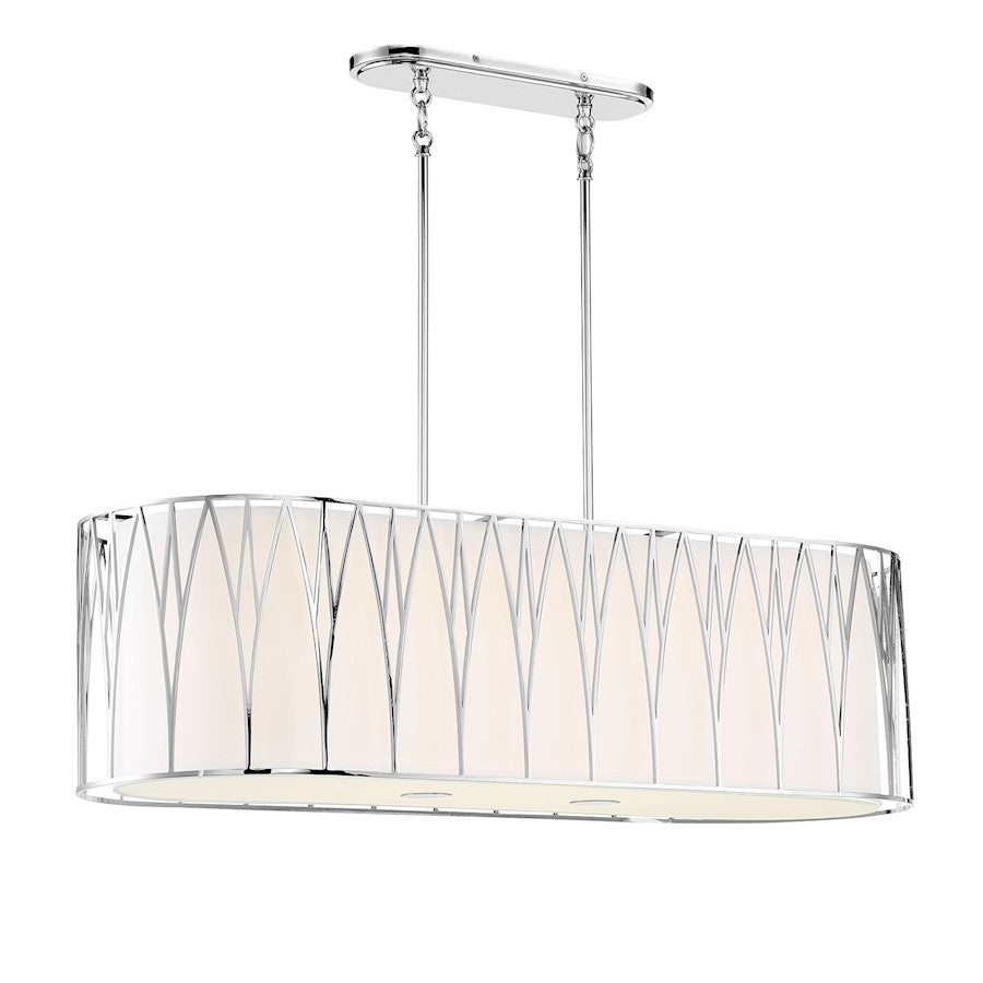 Minka Lavery Regal Terrace 24" Led Pendant, Polished Nickel - 1087-613-L