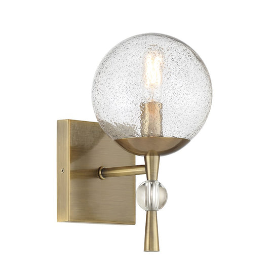 Minka Lavery Populuxe 1 Light Wall Sconce, Oxidized Aged Brass - 1331-923