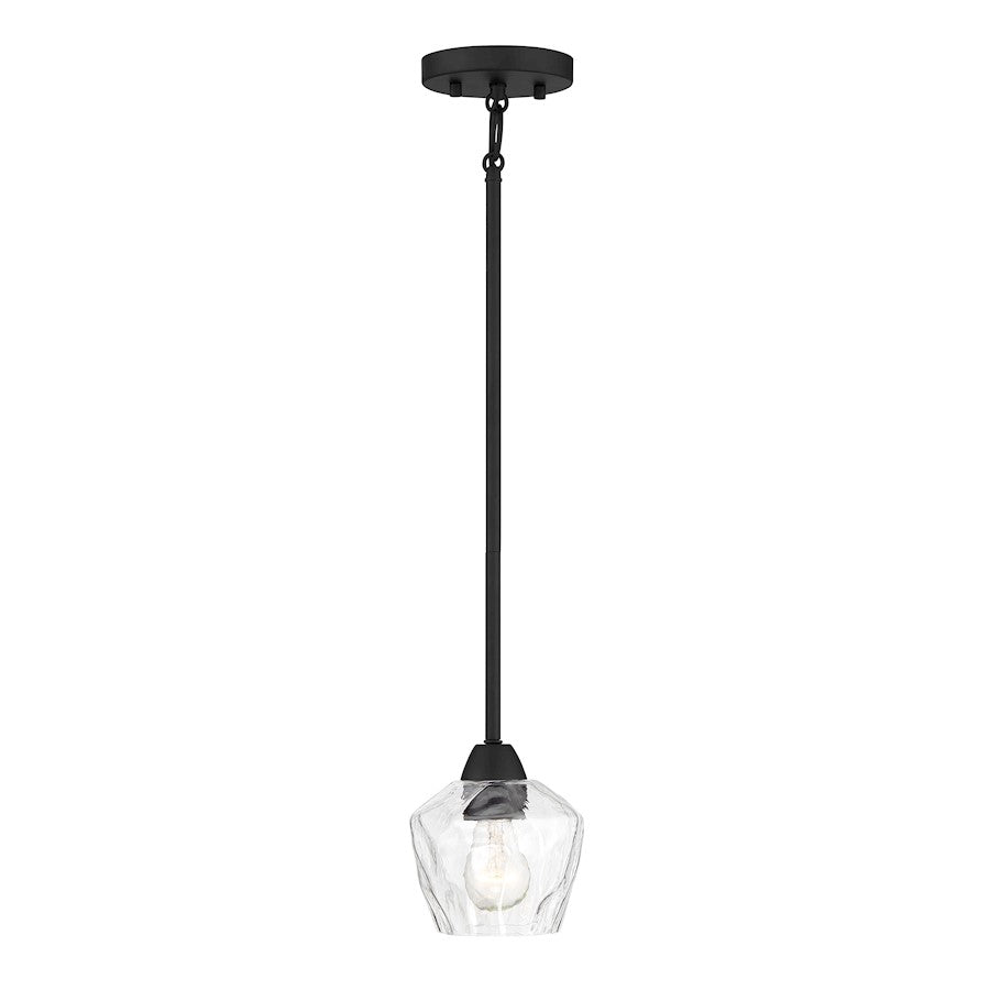 Minka Lavery Camrin 1 Light Mini Pendant, Coal - 2171-66A