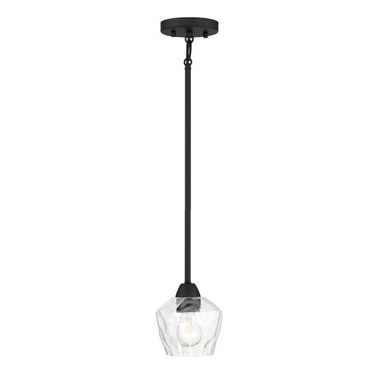 Minka Lavery Camrin 1 Light Mini Pendant, Coal - 2171-66A