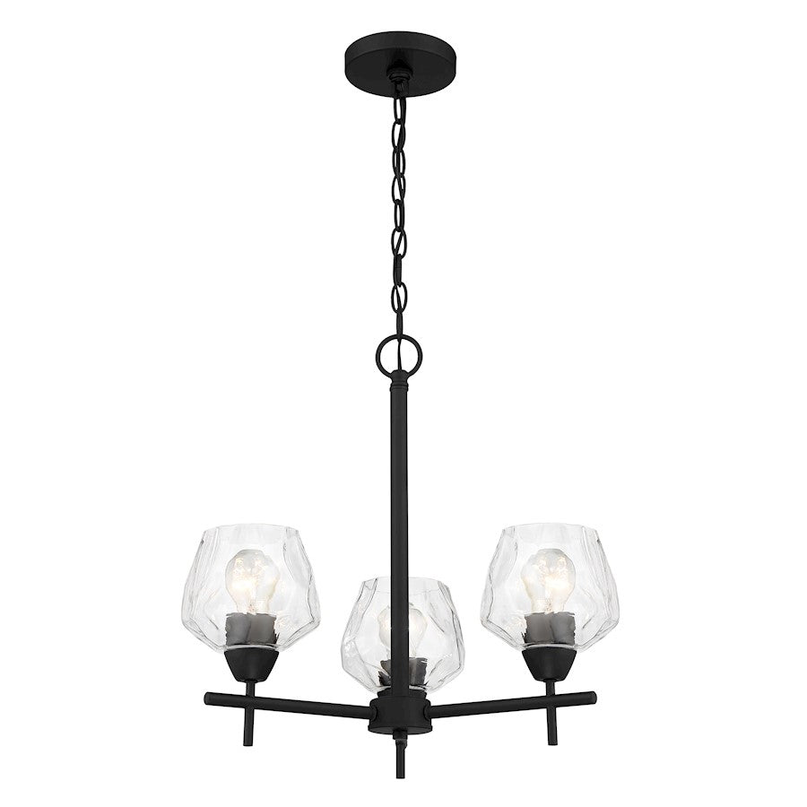 Minka Lavery Camrin 3 Light Chandelier, Coal - 2173-66A