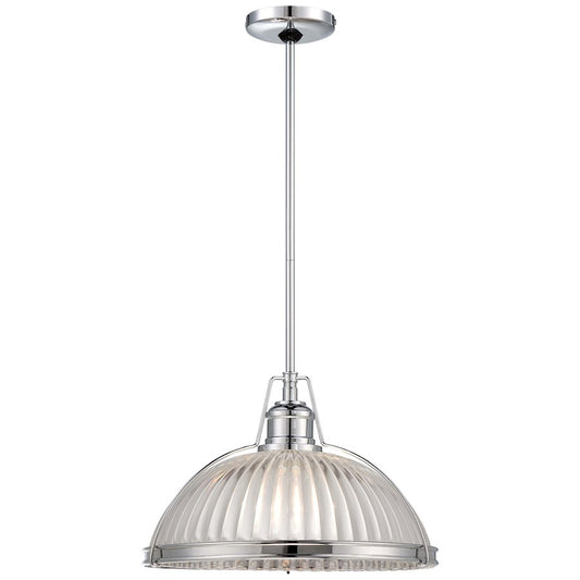 OPEN BOX ITEM: 1 Light 16" Pendant, Chrome