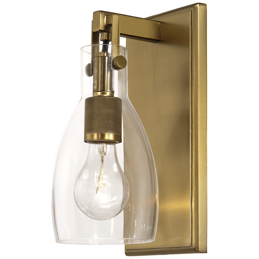 Minka Lavery Tiberia 1 Light Wall Sconce, Soft Brass - 2271-695