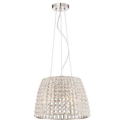 Minka Lavery Via Roma 3 Light Pendant, Polished Nickel - 2294-613