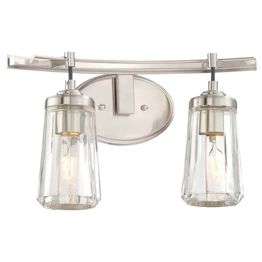 Poleis Bathroom Vanity Light Brushed Nickel