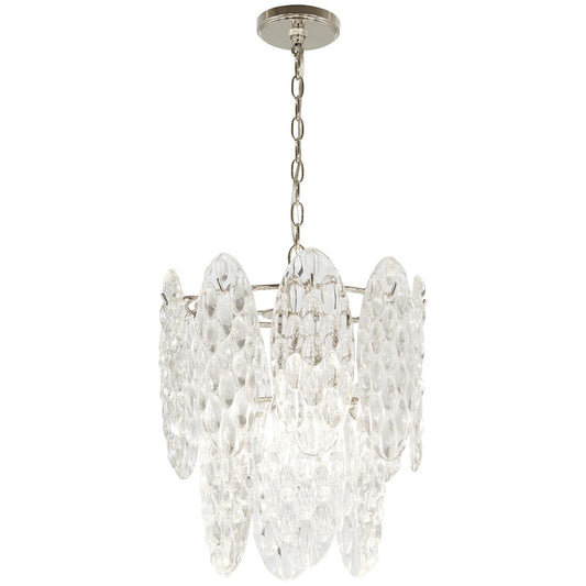 Minka Lavery Isabella'S Reign 1 Light Pendant, Nickel/Textured - 2481-613