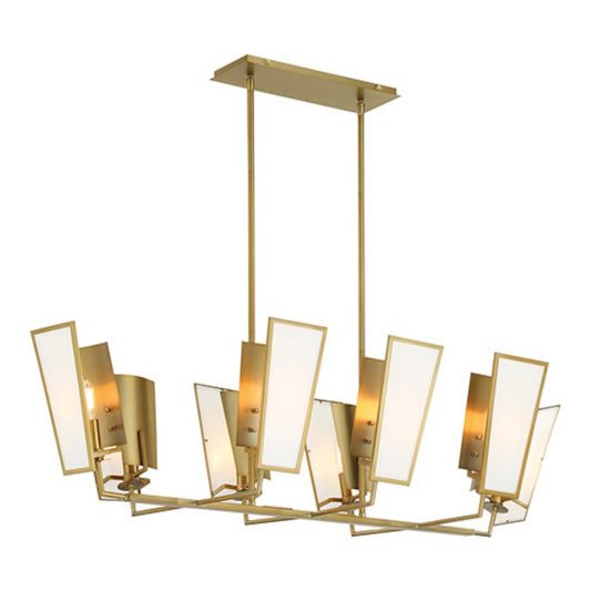 Minka Lavery Ricochet 8 Light Island, Soft Brass - 2679-695