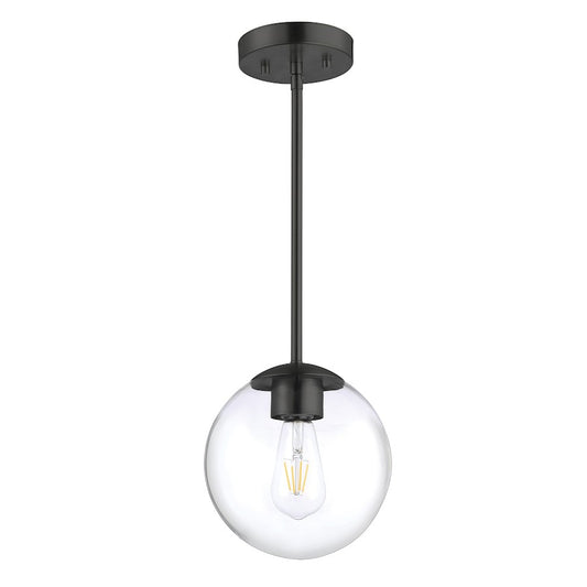 Minka Lavery Auresa 1 Light Mini Pendant, Coal - 2790-66A