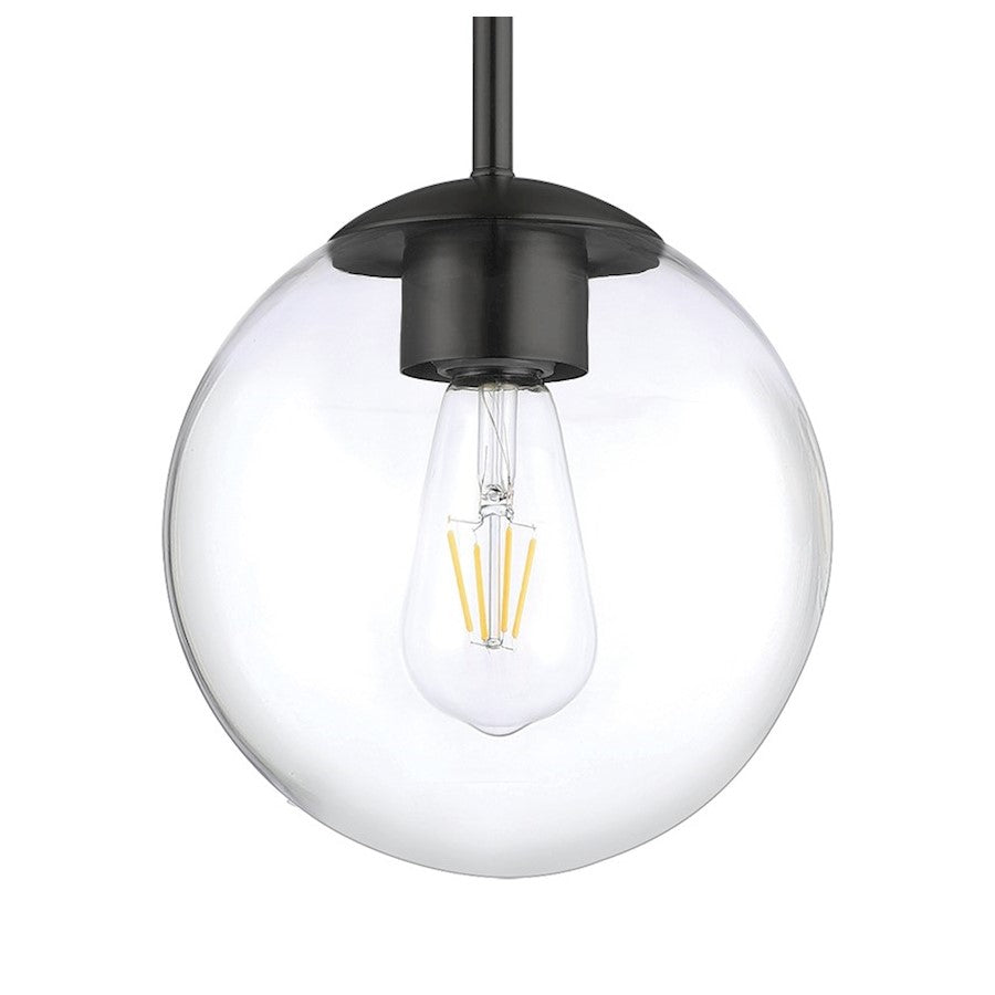 1 Light Mini Pendant, Coal