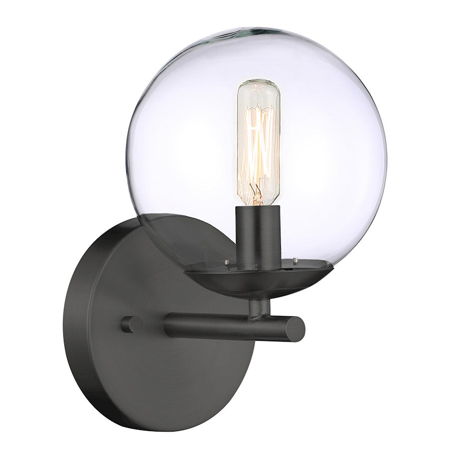 Minka Lavery Auresa 1 Light Wall Sconce, Coal - 2791-66A