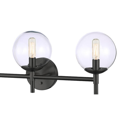 3 Light Bathroom Vanity Light, Coal