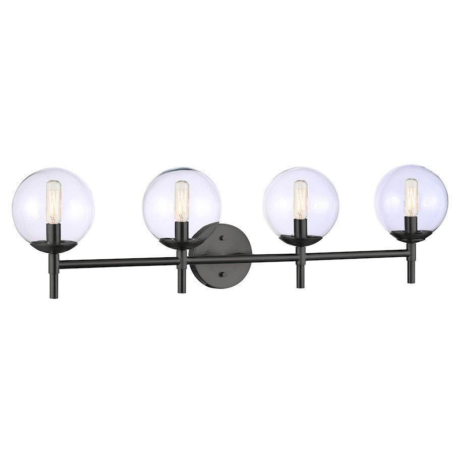 Minka Lavery Auresa 4 Light Bath Vanity, Coal - 2794-66A