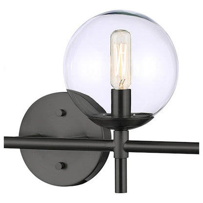 4 Light Bathroom Vanity Light, Coal