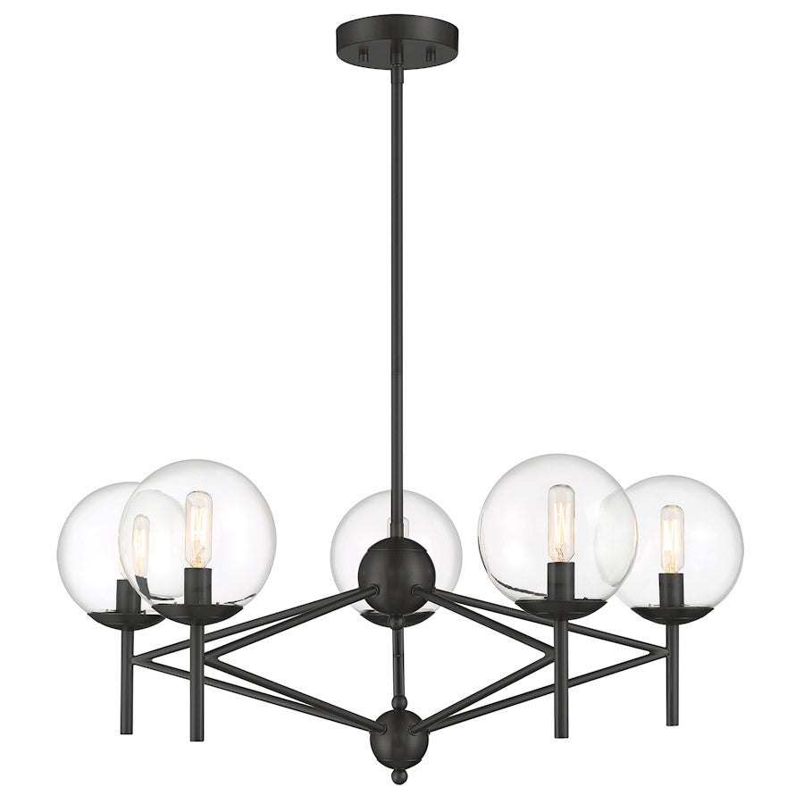 Minka Lavery Auresa 5 Light Chandelier, Coal - 2795-66A