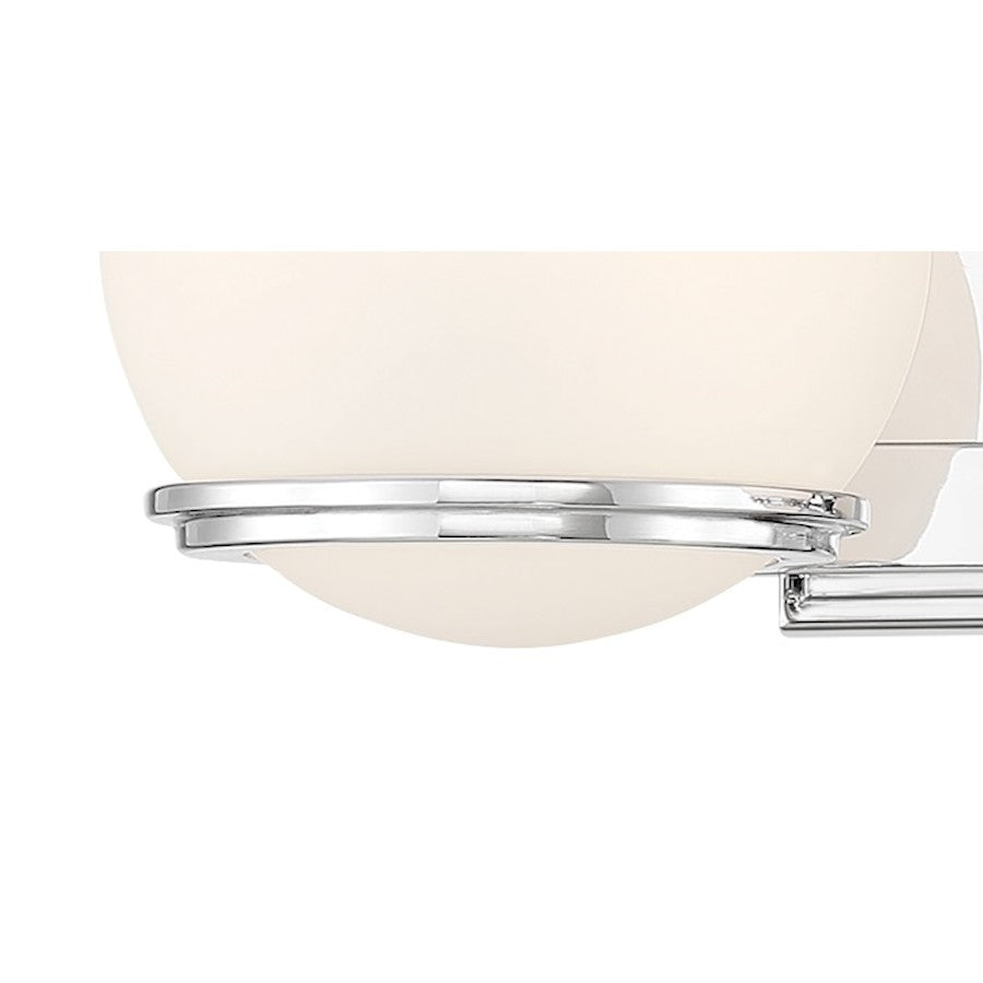 2 Light Bathroom Vanity Light, Chrome