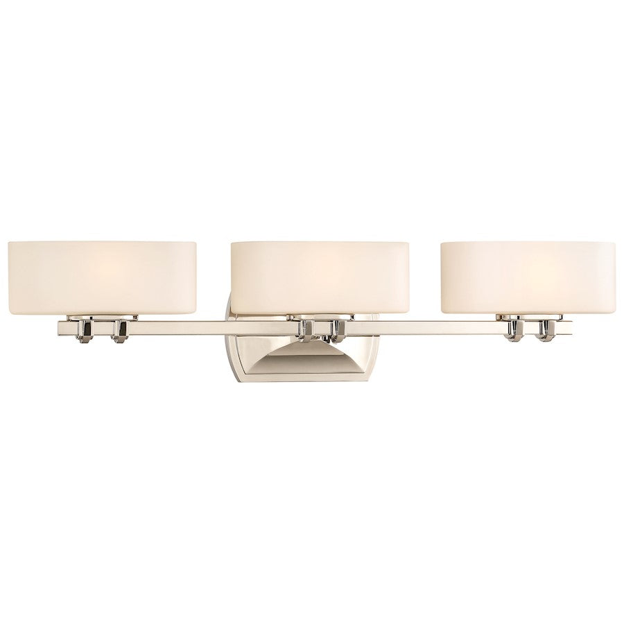 Minka Lavery 3 Light LED Bath Vanity, Polished Nickel - 3013-613-L