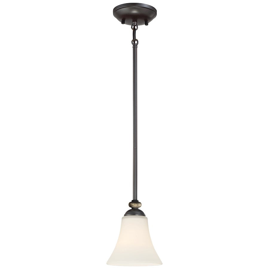 1 Light Mini Pendant, Lathan Bronze w