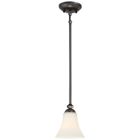 1 Light Mini Pendant, Lathan Bronze w