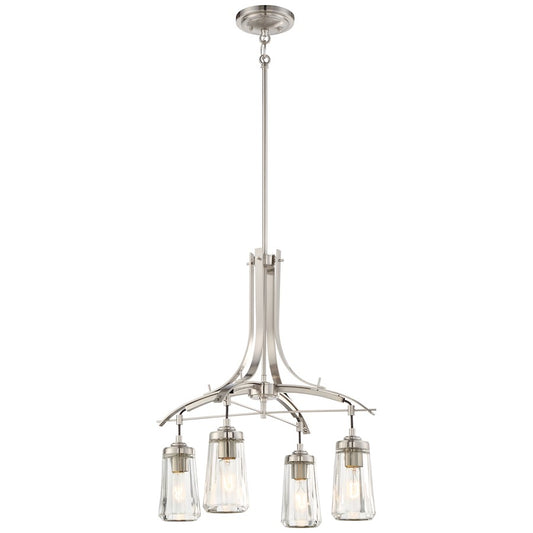 Poleis Chandelier Brushed Nickel