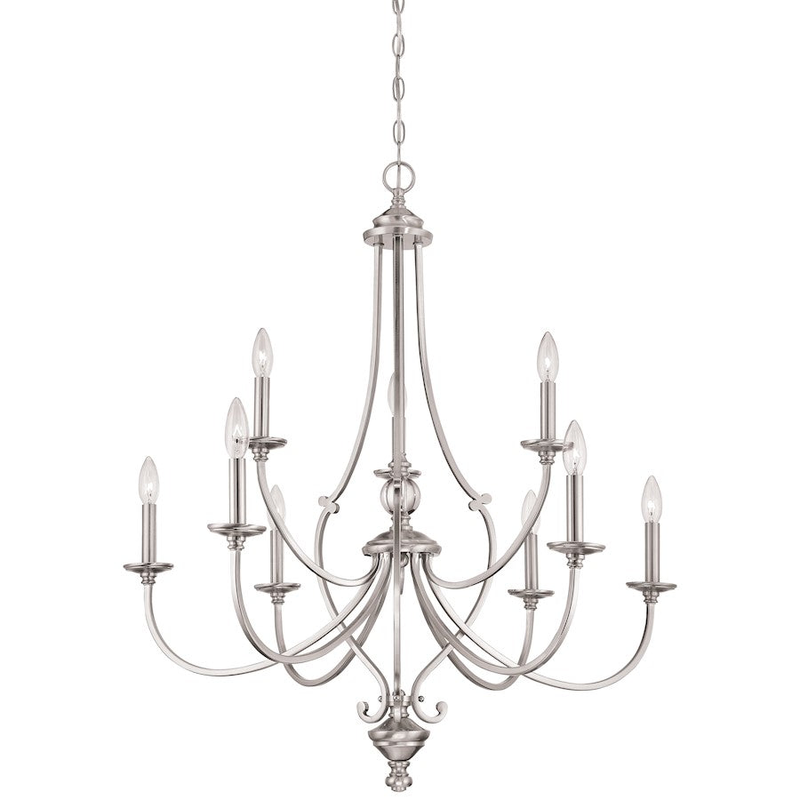 Savannah Row Chandelier Brushed Nickel