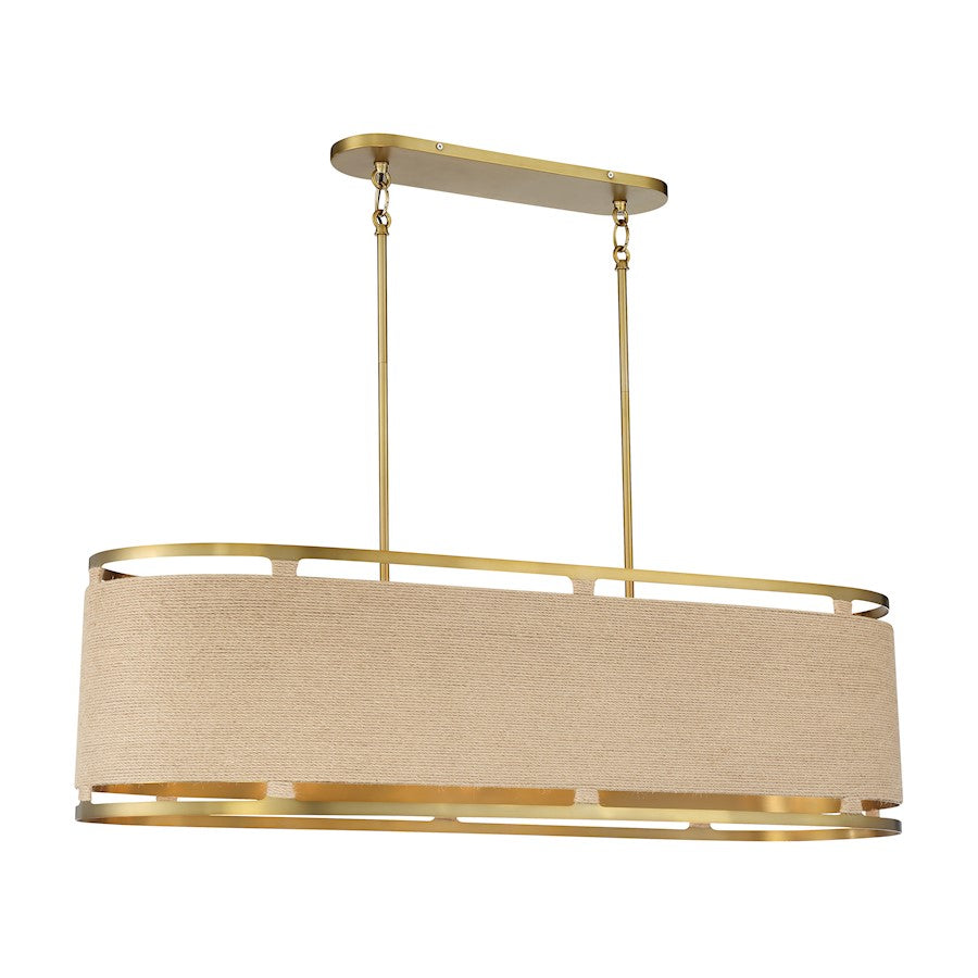 Minka Lavery Windward Passage 8 Light Island Light, Soft Brass - 3860-695