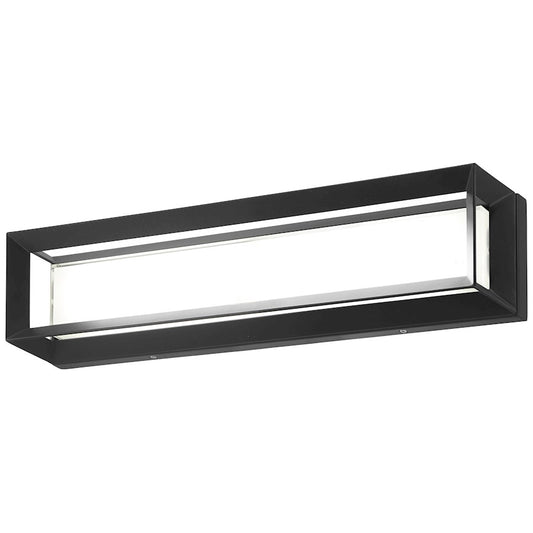 Minka Lavery Averton LED 22" Wall Sconce, Coal/Clear /Screen White - 390-1-66A-L