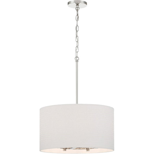 Minka Lavery Palmetto 5 Light Pendant, Polished Nickel - 3925-613