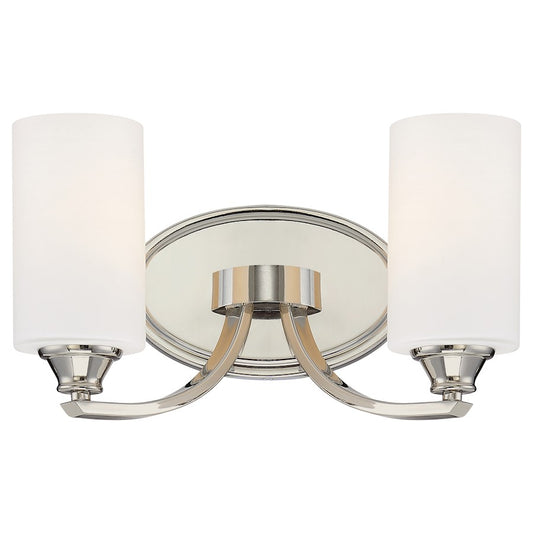 Tilbury Bathroom Vanity Light Polished Nickel