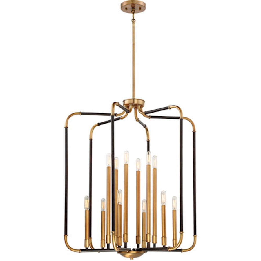 Minka Lavery Liege 12 Light Pendant, Bronze/Brass - 4069-660