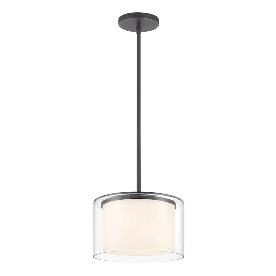 Minka Lavery Parsons Studio 1 Light Pendant, Coal - 4102-66