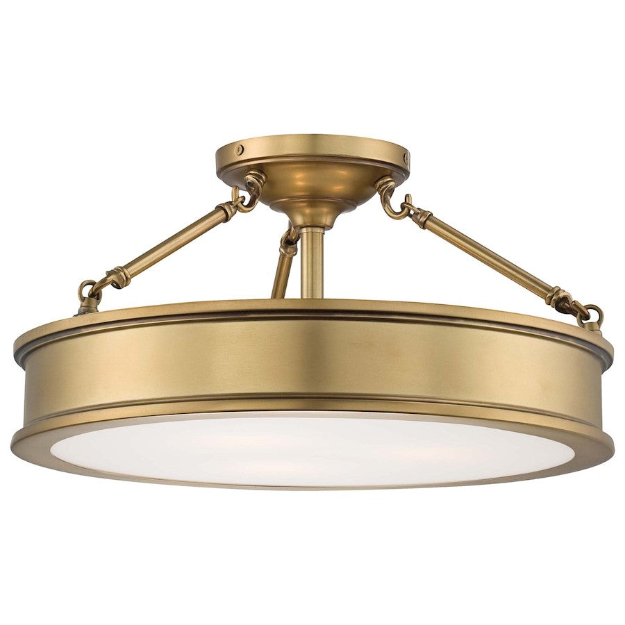 Minka Lavery Harbour Point 3 Light Semi Flush Mount