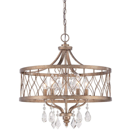 West Liberty Chandelier Olympus Gold