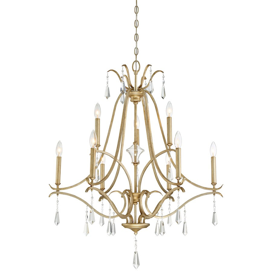 Laurel Estate Chandelier Brio Gold