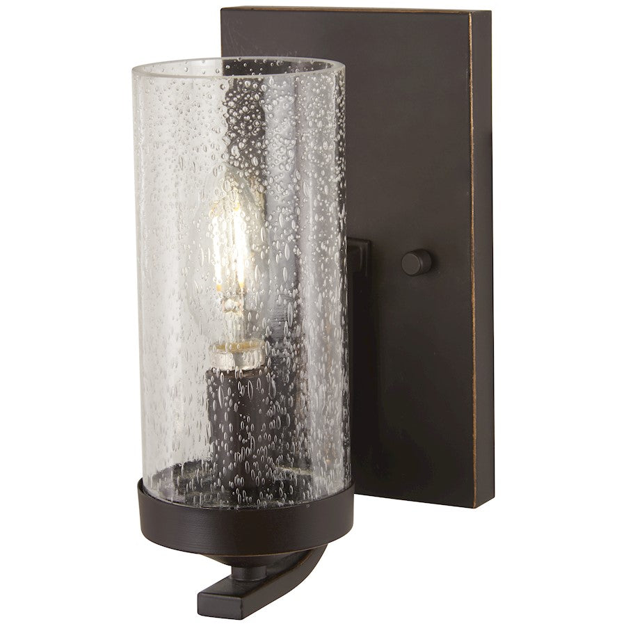 OPEN BOX ITEM: Minka Lavery Elyton 1 Light wall Sconce, Bronze - MI4651-579