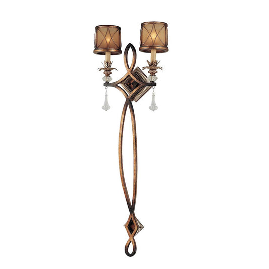 2 Light Pin-Up Wall Sconce