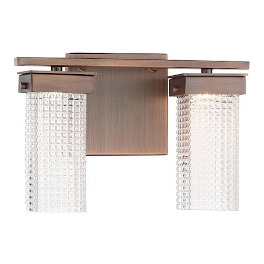 Minka Lavery 2 Light Led Bath, Dark Brushed Bronze - 4902-267-L