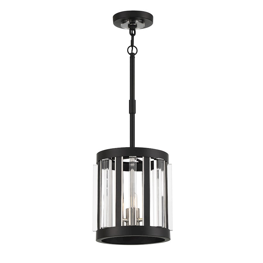 Minka Lavery Majestic Splendor 3 Light Mini Pendant, Sand Coal/Nickel - 5490-729