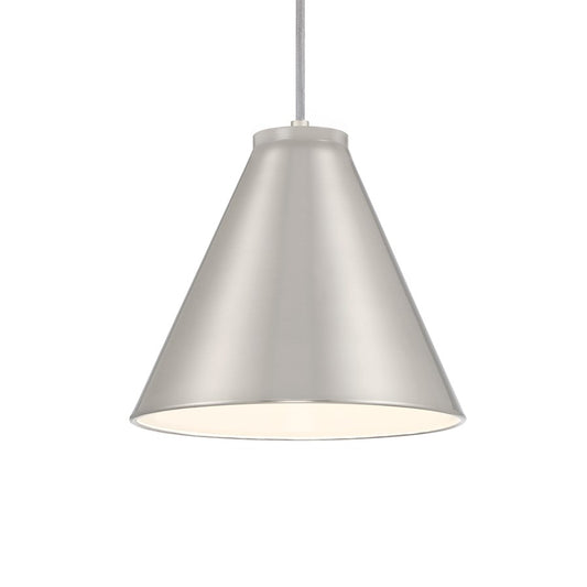 Minka Lavery Vantage 1 Light 10" Pendant, Brushed Nickel - 6201-84