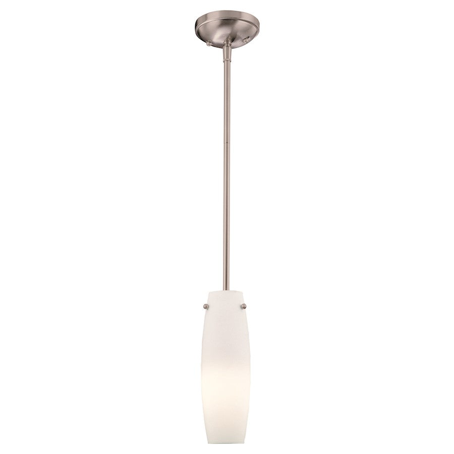 Minka Lavery 1 Light 3.63" Mini Pendant, Brushed Nickel - 63-84