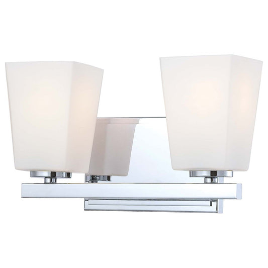 City Square Bathroom Vanity Light Chrome