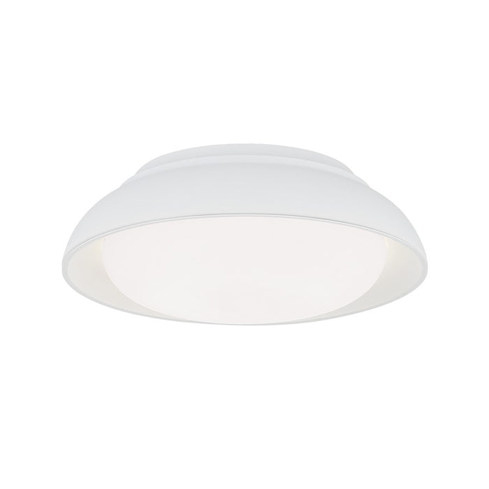 Minka Lavery LED 15" Flush Mount, Sand White/White - 719-655-L