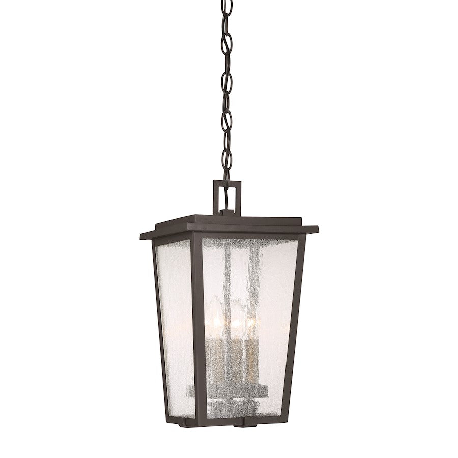 Minka Lavery Cantebury 4 Light Outdoor Chain Hung, Coal /Gold - 72754-66G