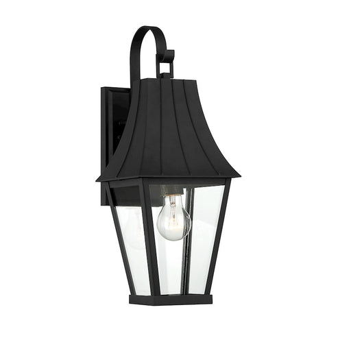 Great Outdoors Chateau Grande 1 Light Outdoor Wall Sconce, Coal/Gold - 72781-66G