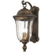 Great Outdoors Havenwood 4 Light Wall Mount, Bronze/ Silver/Clear - 73244-748