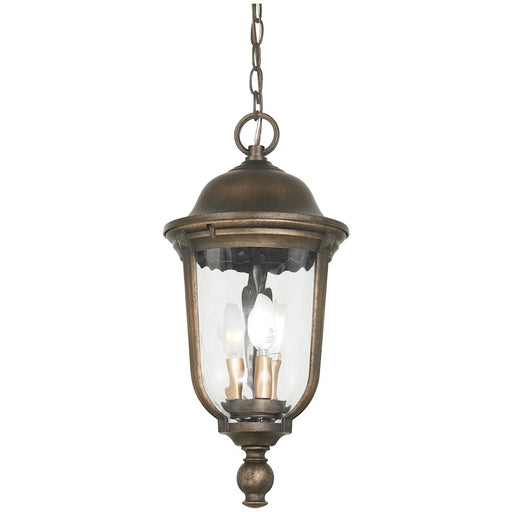 Great Outdoors Havenwood 3 Light Chain Hung, Bronze/ Silver/Clear - 73246-748